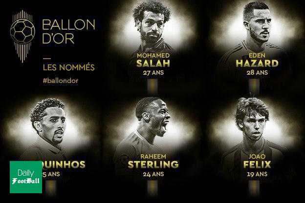 نامزدهای دریافت توپ طلا 2019 اعلام شدند