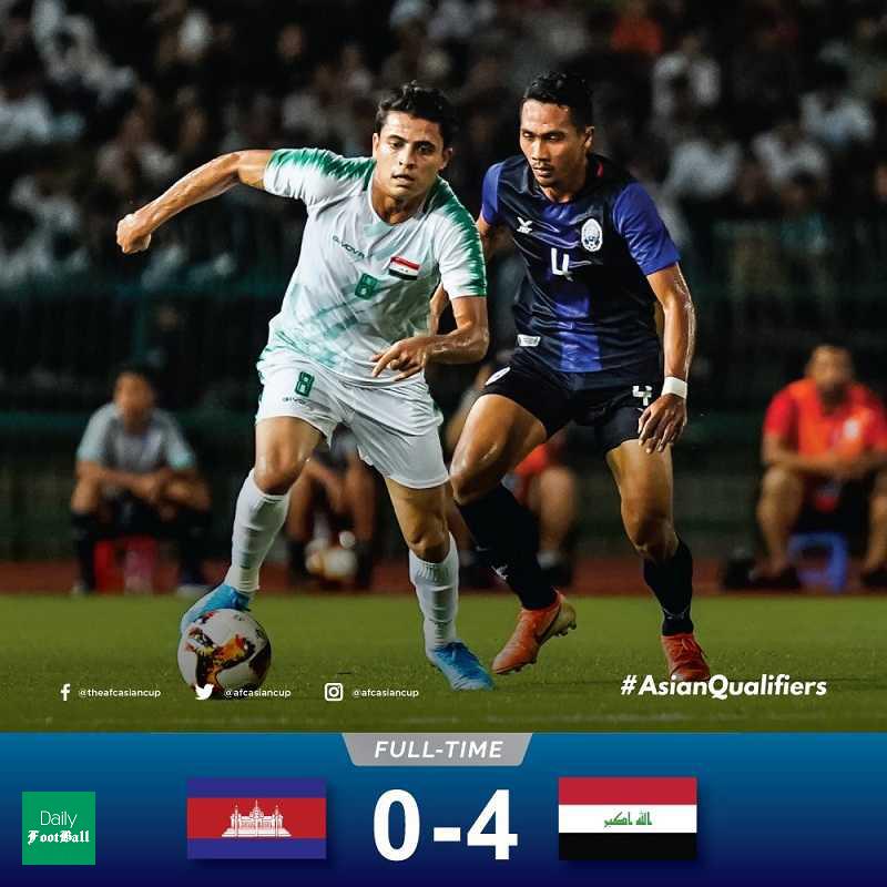 عراق کامبوج را 4 تایی کرد