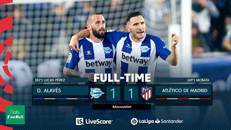 نتیجه بازی آلاوز و اتلتیکو مادرید/ فرصت سوزی شاگردان سیمئونه