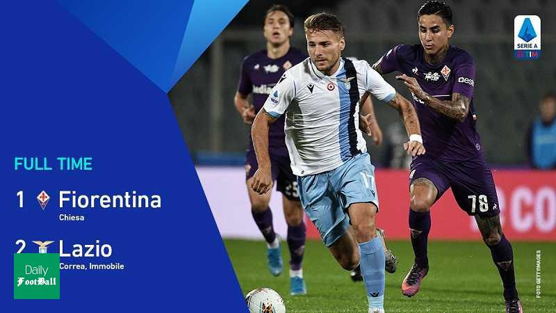 پیروزی لاتزیو در خانه فیورنتینا