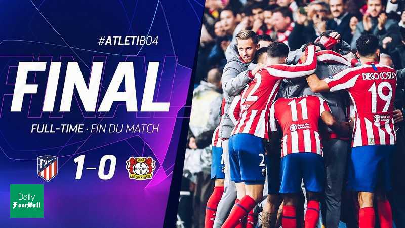 نتیجه بازی اتلتیکو مادرید و بایرلورکوزن/ پیروزی خانگی شاگردان سیمئونه