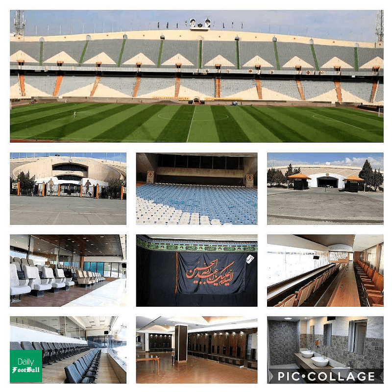 ورزشگاه آزادی آماده برگزاری بازی ایران و کامبوج + عکس