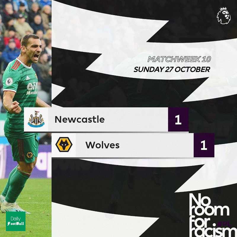 تساوی خانگی نیوکاسل مقابل ولورهمپتون