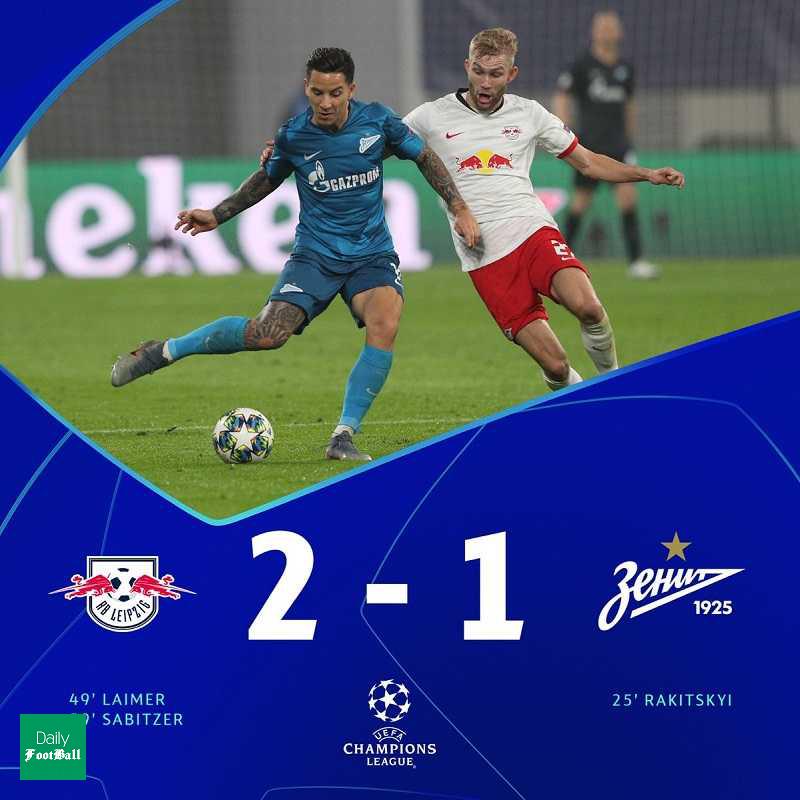 نتیجه بازی لایپزیگ و زنیت/ یاران سردار در آلمان زمین گیر شدند