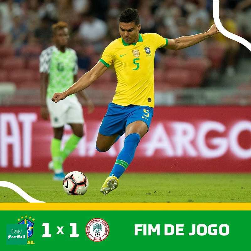 نتیجه بازی برزیل و نیجریه/ تساوی سلسائو در روز مصدومیت نیمار