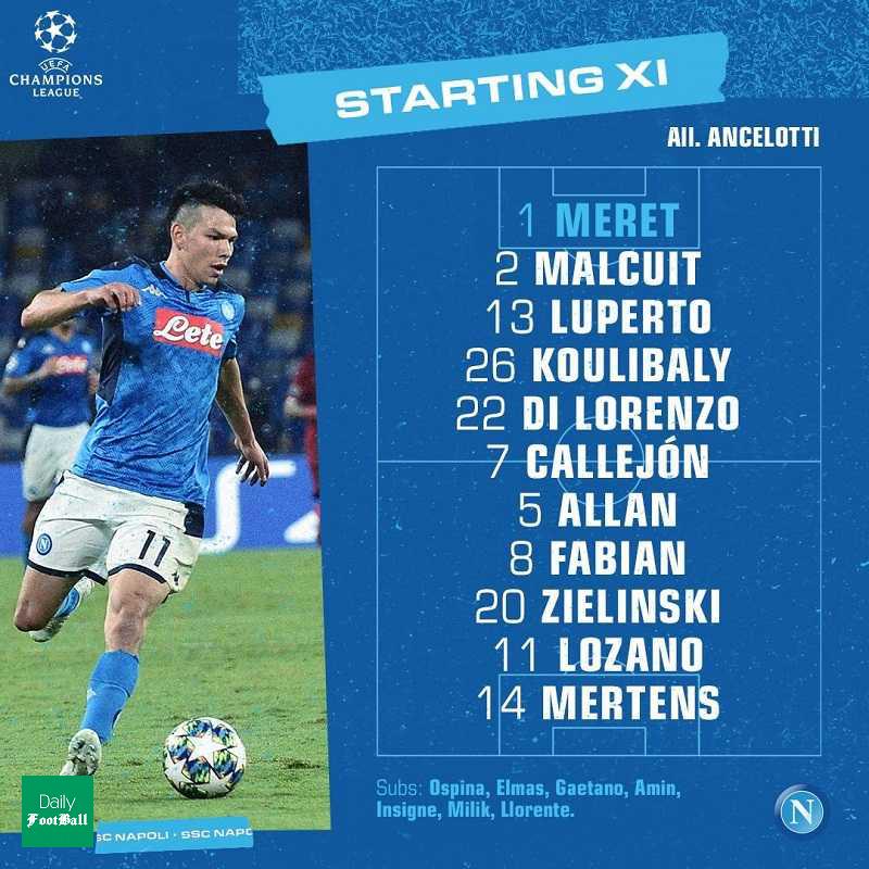 ترکیب اصلی سالزبورگ و ناپولی برای بازی امشب