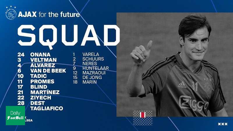 ترکیب اصلی آژاکس و چلسی برای بازی امشب