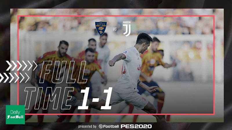 نتیجه بازی یوونتوس و لچه/ توقف بانوی پیر در غیاب رونالدو