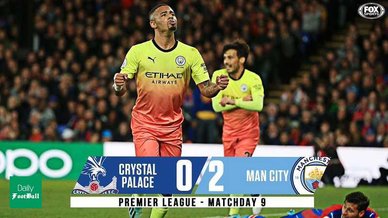 نتیجه بازی منچسترسیتی و کریستال پالاس/ پیروزی خارج از خانه سیتیزن ها