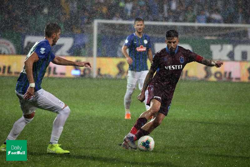 پیروزی ترابزون اسپور در خانه ریزه اسپور در حضور مجید حسینی