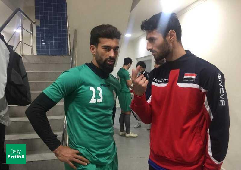 عکس/ بازیکن تیم ملی عراق در آغوش سردار آزمون