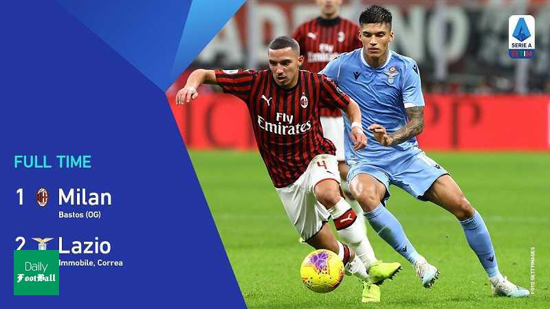 نتیجه بازی میلان و لاتزیو/ شکست خانگی روسونری