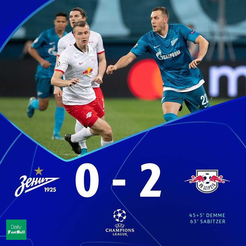 نتیجه بازی زنیت و لایپزیگ/ شکست خانگی یاران سردار