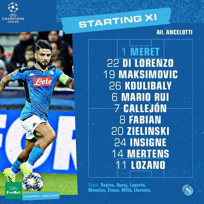 ترکیب ناپولی مقابل سالزبورگ مشخص شد