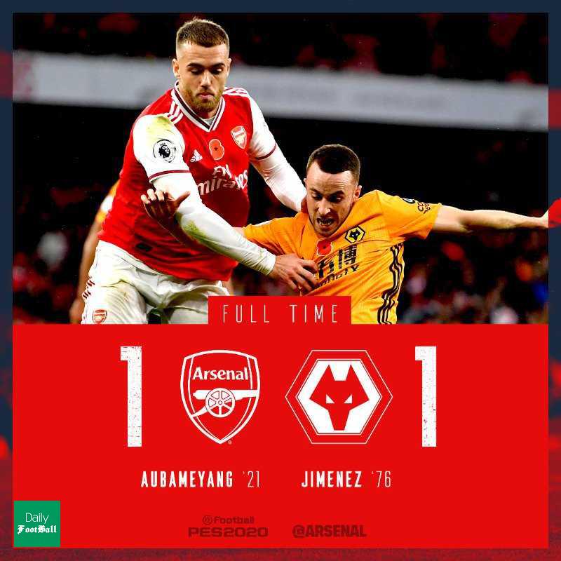 نتیجه بازی آرسنال و ولورهمپتون/ توقف خانگی توپچی ها