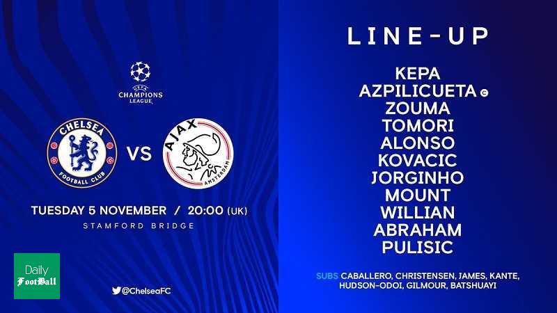 ترکیب چلسی و آژاکس اعلام شد