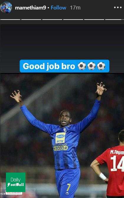 عکس/ واکنش جالب مامه تیام به هتریک دیاباته برای استقلال