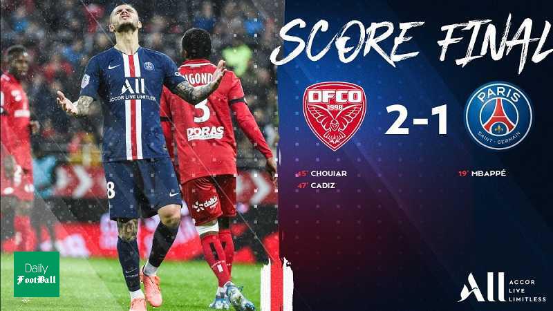 نتیجه بازی پاری سن ژرمن و دیژون/ شکست پاریسی ها در خانه قعرنشین