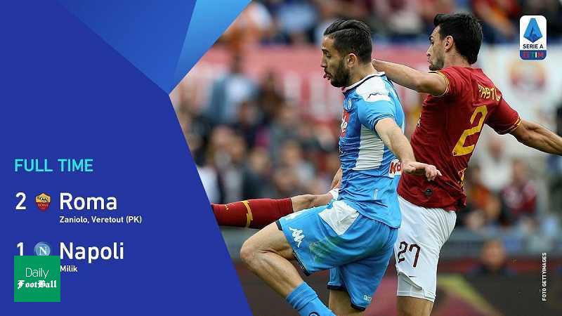 نتیجه بازی رم و ناپولی/ صعود رم به رده سوم
