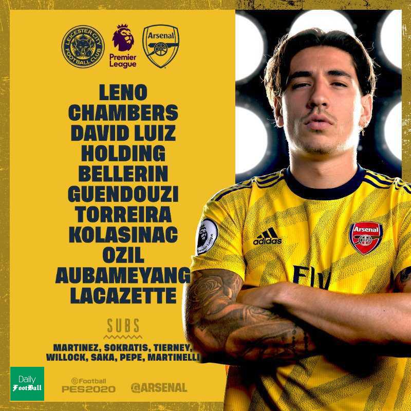 ترکیب آرسنال مقابل لسترسیتی مشخص شد