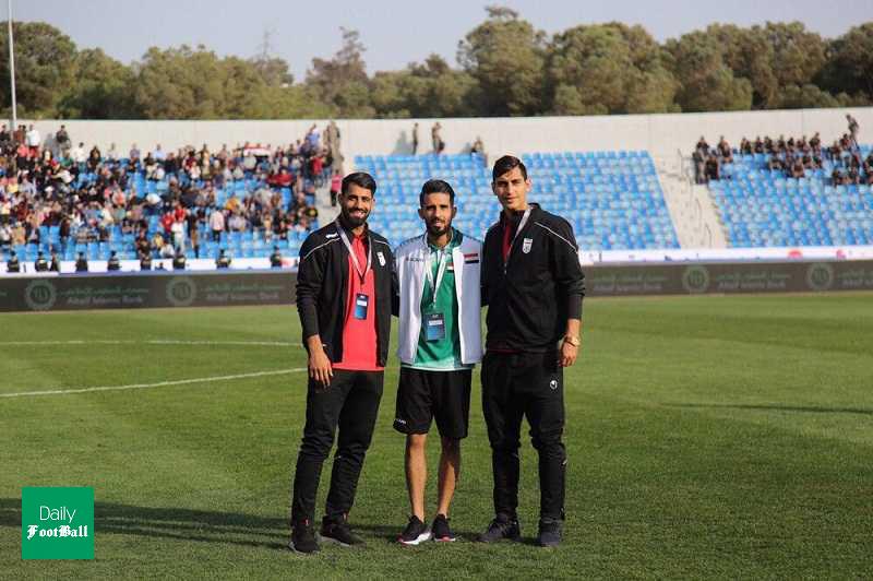 عکس یادگاری پرسپولیسی های ایران و عراق قبل از بازی حساس