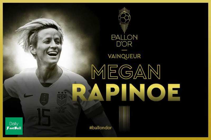 مگان راپینو بهترین بازیکن زن دنیا در سال 2019