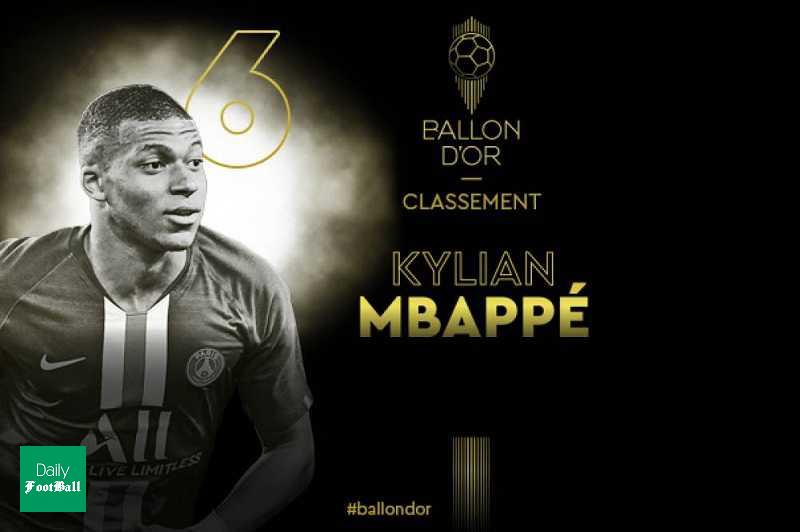 کیلیان امباپه,توپ طلای 2019