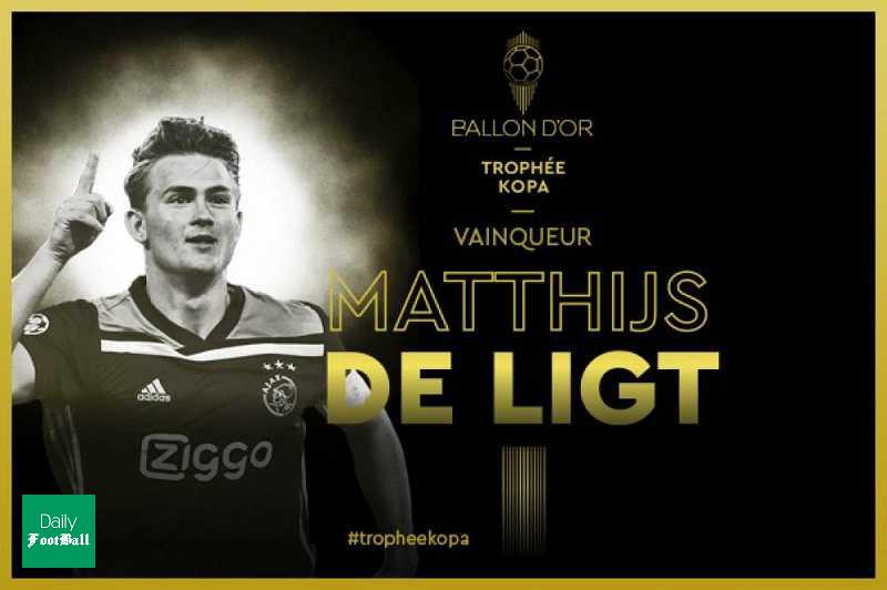 دی لیخت به عنوان بهترین بازیکن زیر 21 سال جهان انتخاب شد