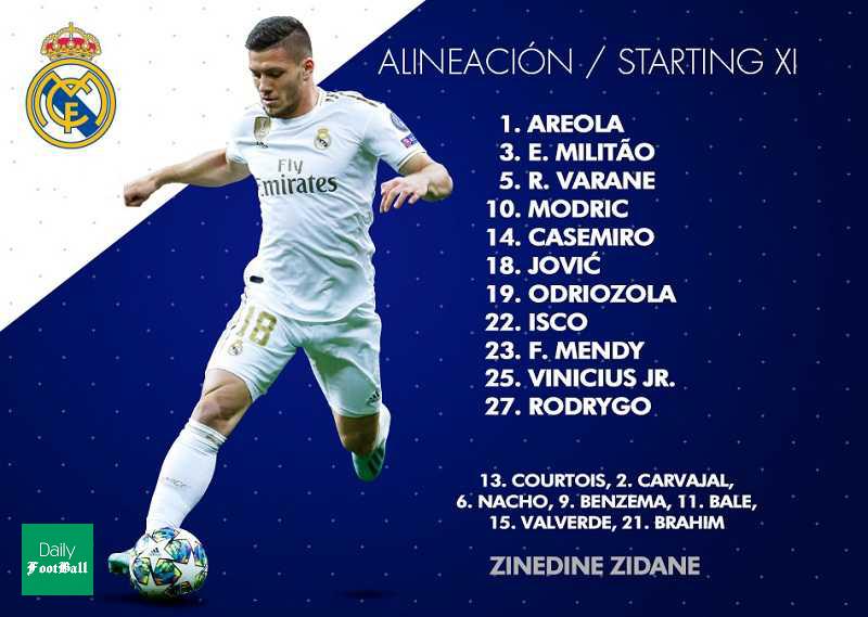 ترکیب رئال مادرید مقابل کلوب بروژ مشخص شد