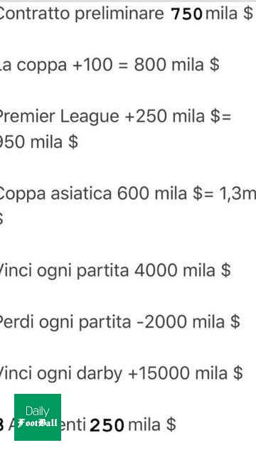 جزئیات توافق استقلال با دی بیاسی