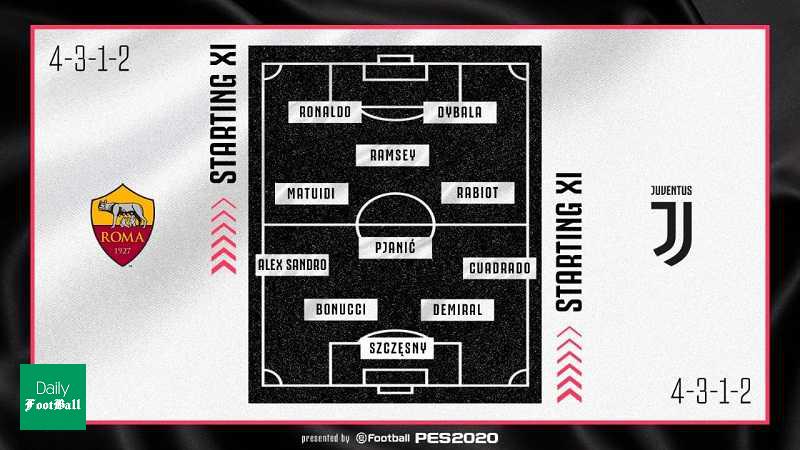 ترکیب رم و یوونتوس برای بازی امشب 22 دی 98