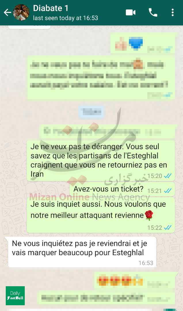 دیاباته به استقلال برمی گردد؟