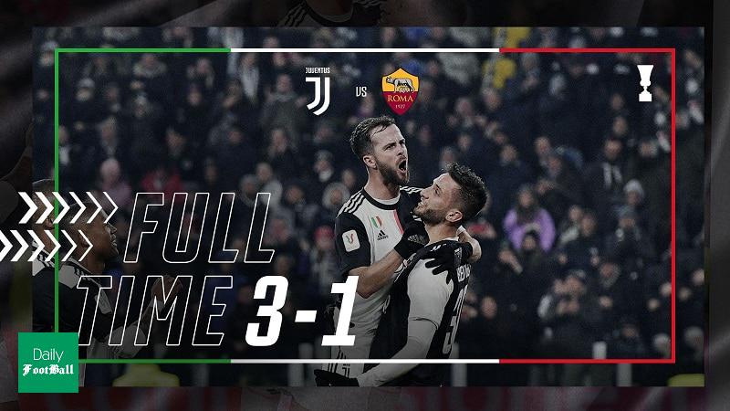 نتیجه بازی یوونتوس و رم/ پیروزی راحت یووه با گلزنی رونالدو