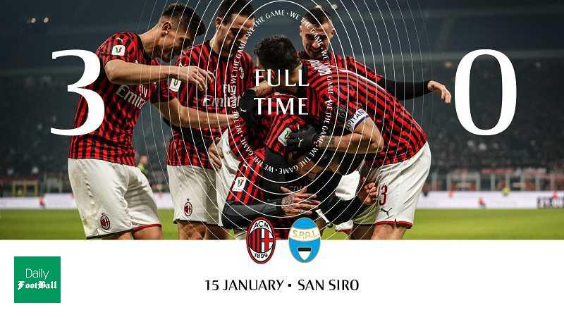 نتیجه بازی میلان و اسپال/ صعود روسونری در غیاب زلاتان