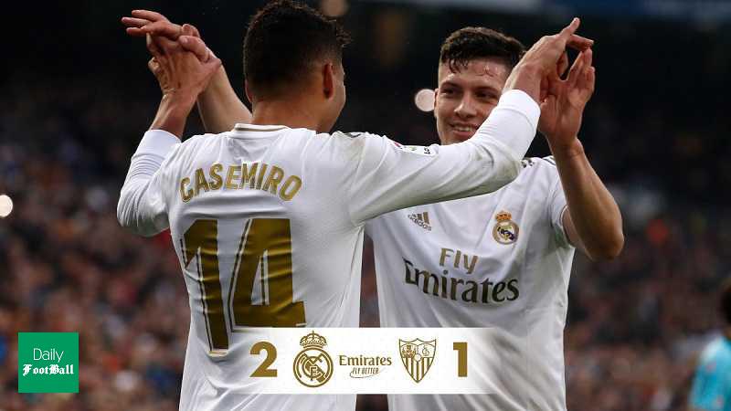 نتیجه بازی رئال مادرید و سویا امشب شنبه 28 دی 98