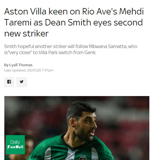 مهدی طارمی در استون ویلا؟