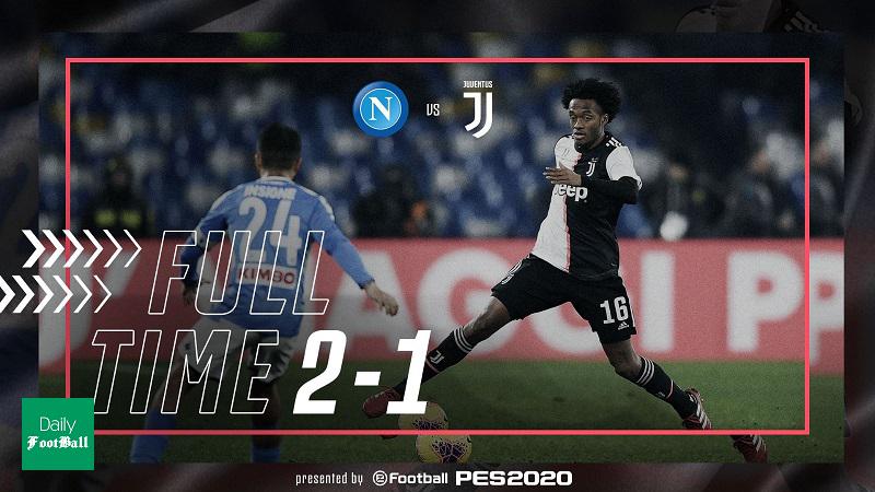 نتیجه بازی یوونتوس و ناپولی/ دومین شکست فصل یووه