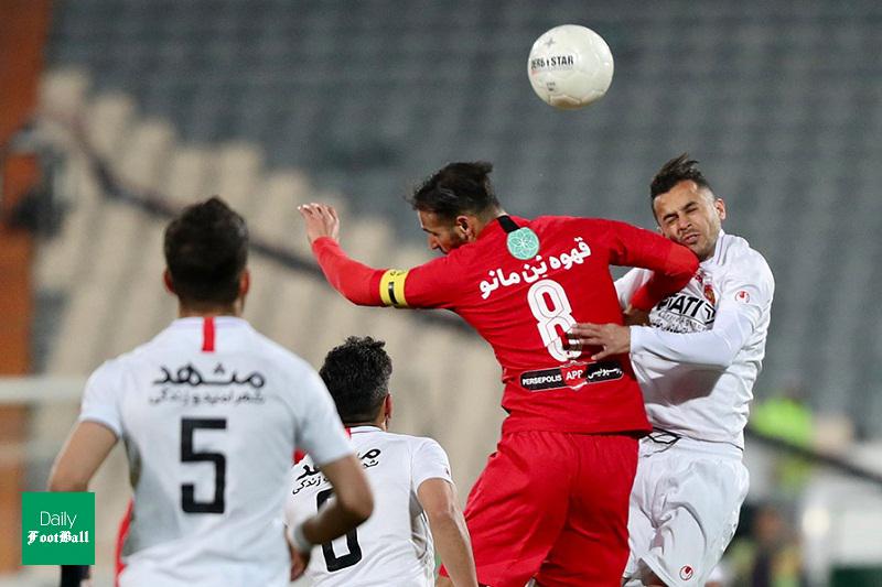 نتیجه بازی پرسپولیس و شهر خودرو امشب پنجشنبه 8 اسفند 98