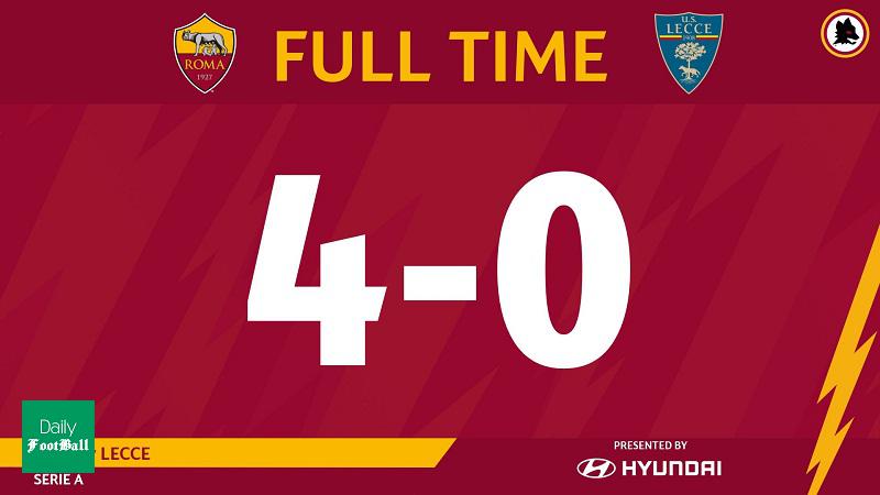 نتیجه بازی رم و لچه/ پیروزی پرگل رم در المپیکو