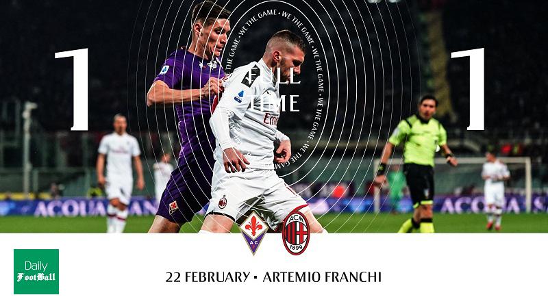 نتیجه بازی میلان و فیورنیتنا/ توقف یاران زلاتان