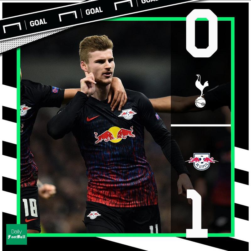 نتیجه بازی تاتنهام و لایپزیگ/ شکست خانگی شاگردان مورینیو