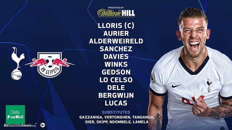 ترکیب تاتنهام و لایپزیگ برای بازی امشب 30 بهمن 98