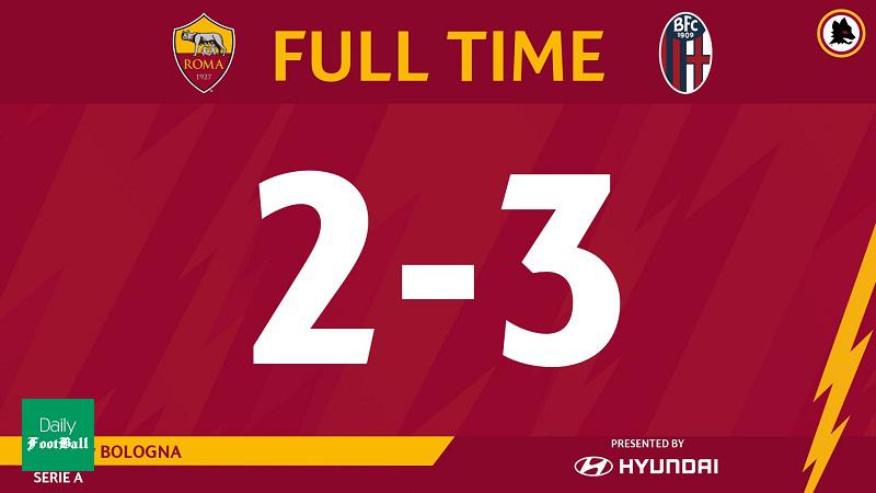 نتیجه بازی رم و بولونیا/ شکست رم در المپیکو