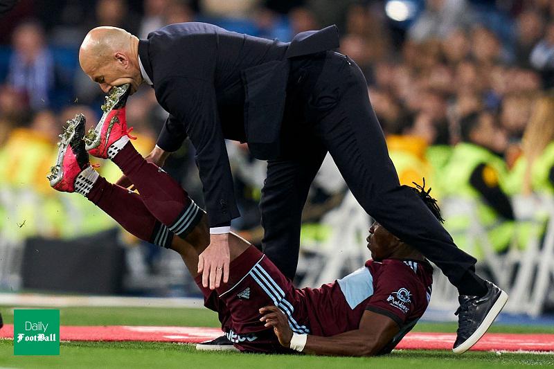 زیدان مصدوم شد!