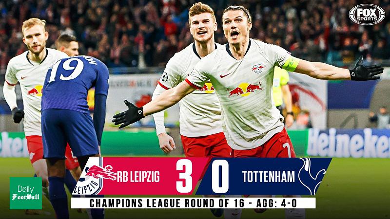 نتیجه بازی لایپزیگ و تاتنهام/ تحقیر شاگردان مورینیو در ردبول آرنا