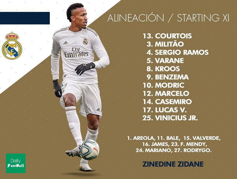 ترکیب رئال مادرید مقابل رئال بتیس برای بازی امشب 18 اسفند 98