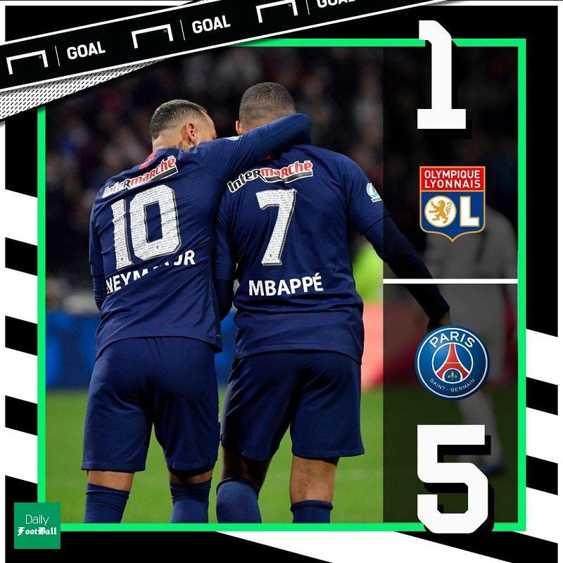 نتیجه بازی لیون و پاری سن ژرمن/ صعود پی اس جی به فینال جام حذفی فرانسه