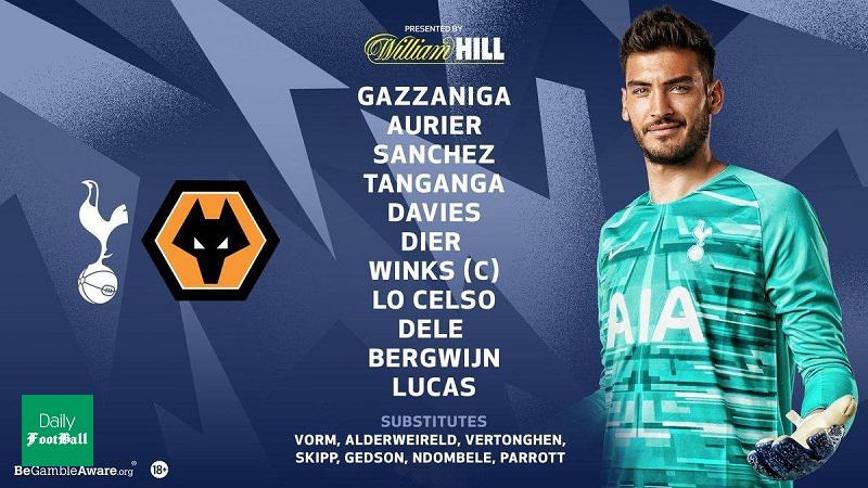 ترکیب تاتنهام مقابل ولورهمپتون برای بازی امروز 11 اسفند 98