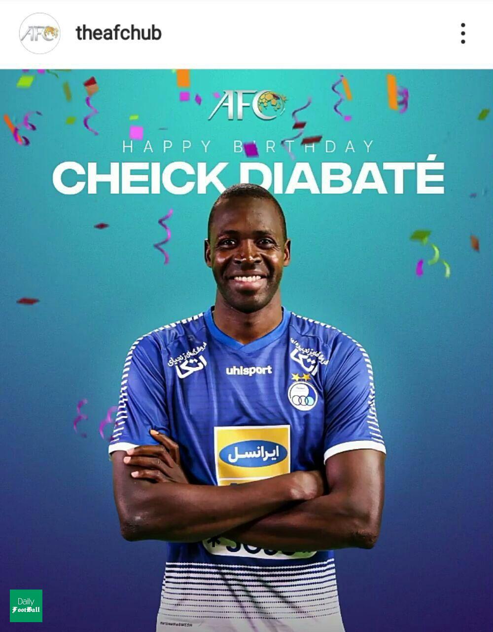 سورپرایز AFC برای تولد شیخ دیاباته