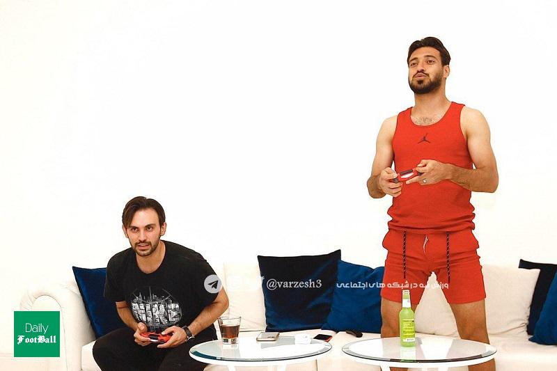 قرنطینه شجاع خلیل زاده و همسرش در خانه لاکچری +تصاویر